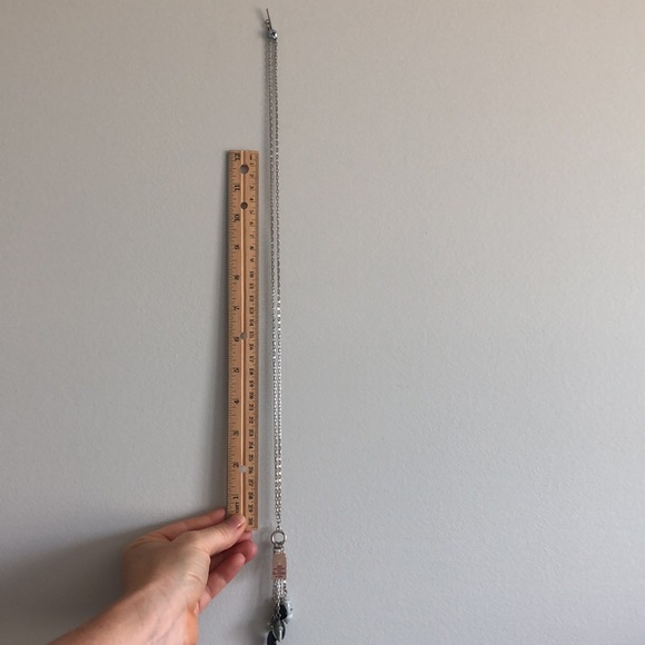 Long Lia Sophia chain Necklace with beads - Picture 2 of 3